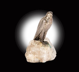 An Asprey and Co. Hawk FIgure