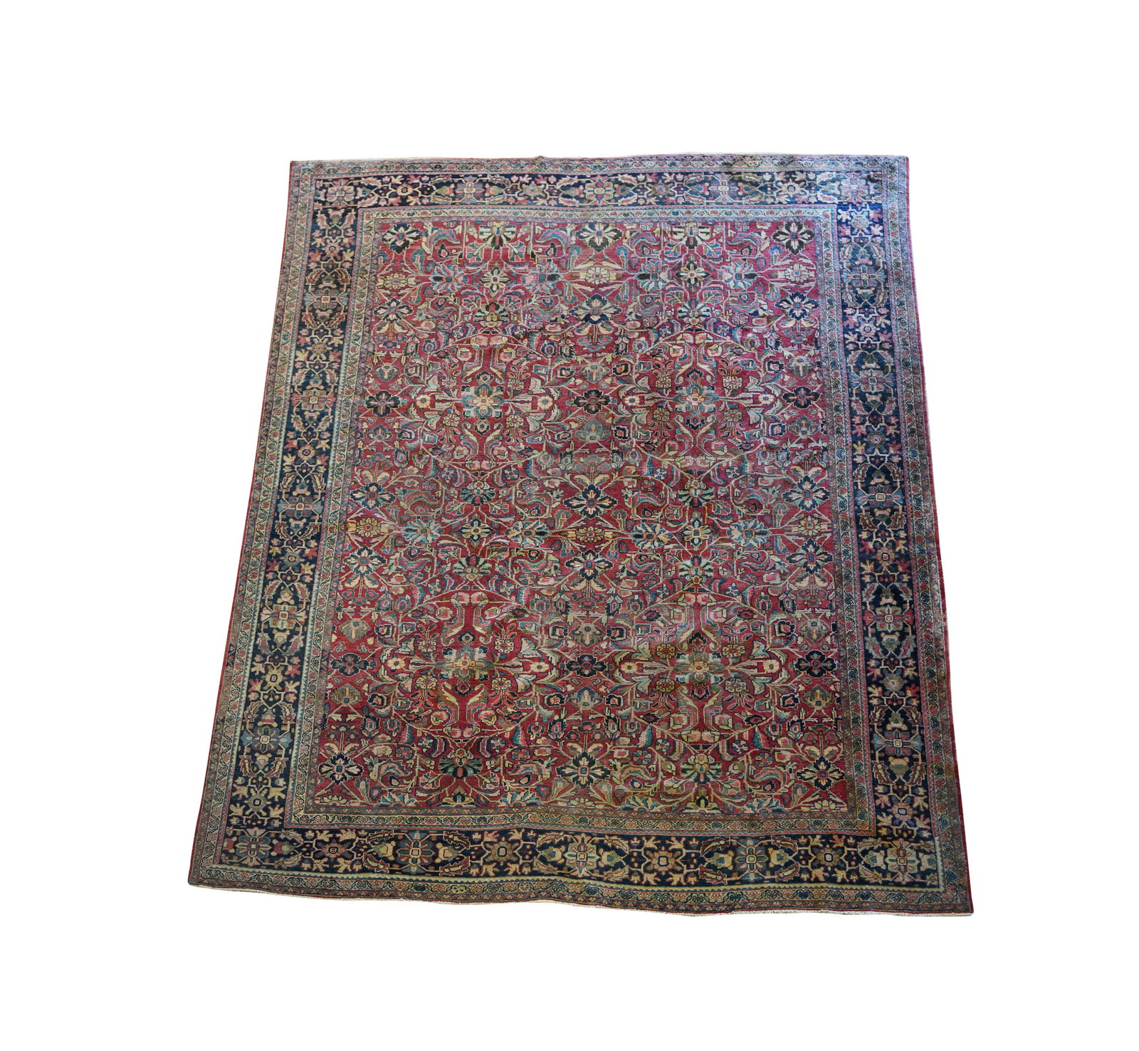 A Mahal Persian Rug 13'4" x 10'6": wool on cotton 13'4" x 10'6"