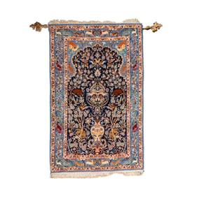 An Isfahan Rug 6' x 3' 8"
