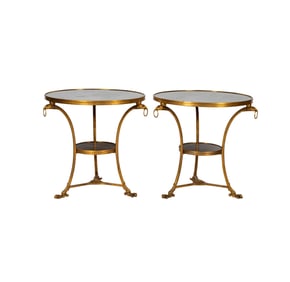 A Pair of Paul Ferrante Neoclassical-Style Gueridons