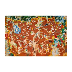 Rick Stitch (B. 1949): Flower Peach