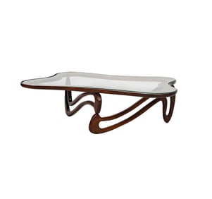 Giuseppe Scapinelli: Jacaranda Wood Sculptural Coffee Table