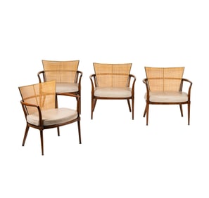 Bert England: Set of Four Armchairs