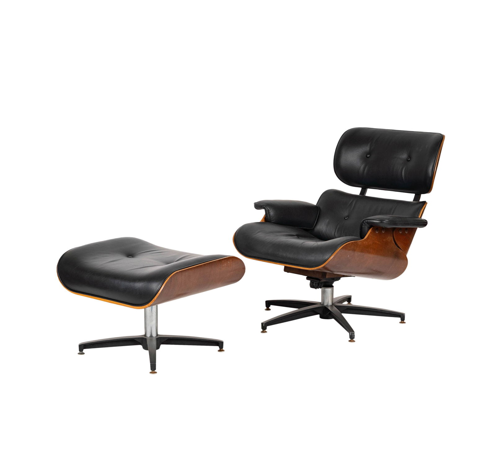 A Vintage Eames Lounge Chair and Ottoman (1 of 17)