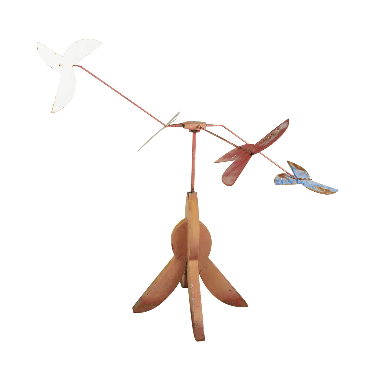 A Mid-Century Kinetic Sculpture: circa 1950-1960; painted steel 67 x 80 in. (170.2 x 203.2 cm.)