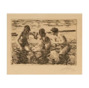 Anders Leonard Zorn (1860-1920): Against The Current