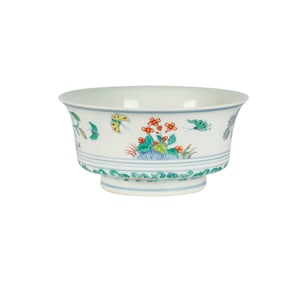 A Chinese Glazed Porcelain Bowl
