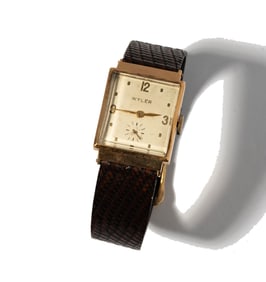Wyler 14 Karat Yellow Gold Watch