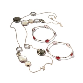 Ippolita Sterling Silver Bangles and Necklace