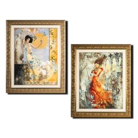 After Francois Fressinier, French B.1968, Two Works