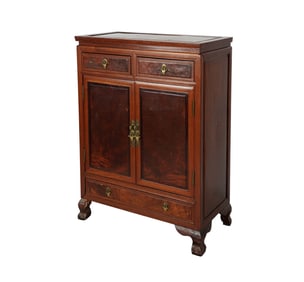 A Chinese Rosewood Cabinet