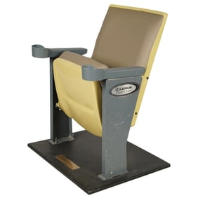 A Dodgers Baseball Stadium Seat Presented to Larry King