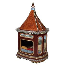A MacKenzie-Childs Dog Bed / Pet Palace
