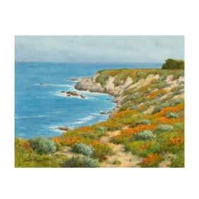 David Chapple, California B. 1947, Little Sur Coastal