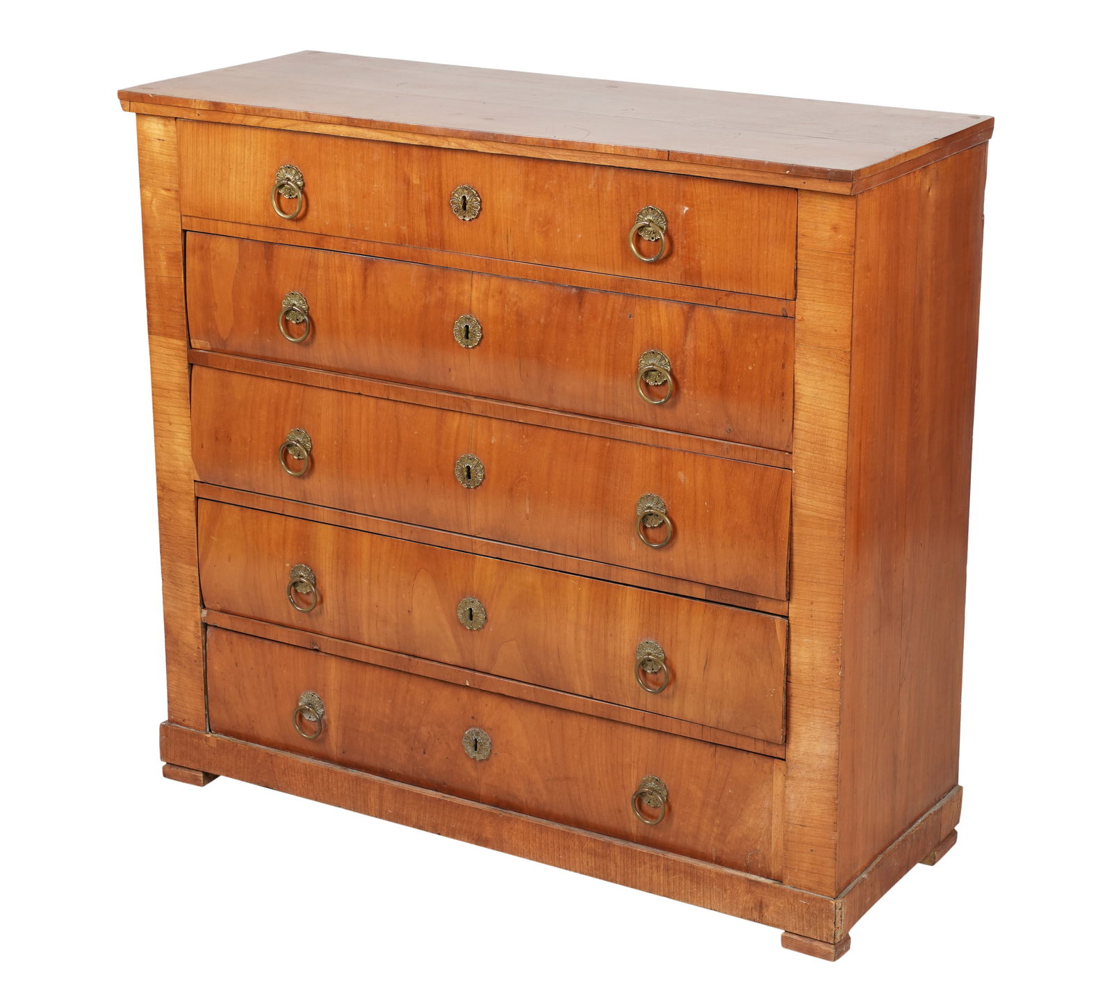 A Louis Philippe Commode: France, mid 19th century 35 x 37 1/2 x 14 3/4 in. (88.9 x 95.3 x 37.5 cm.) Notes: This item does not qualify for in-house shipping. Please see our preferred shippers list for quotes or arrange for loc