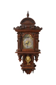 An Adler Gongschlag Black Forest Balcony Wall Clock