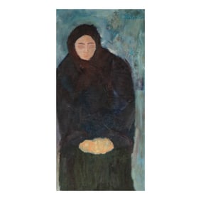 Ida Bernstein, American/Ukrainian 20th century, Portrait of an Elderly Woman