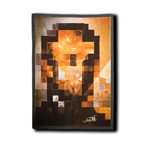 A Salvador Dali "Lincoln in Dalivision" Tapestry