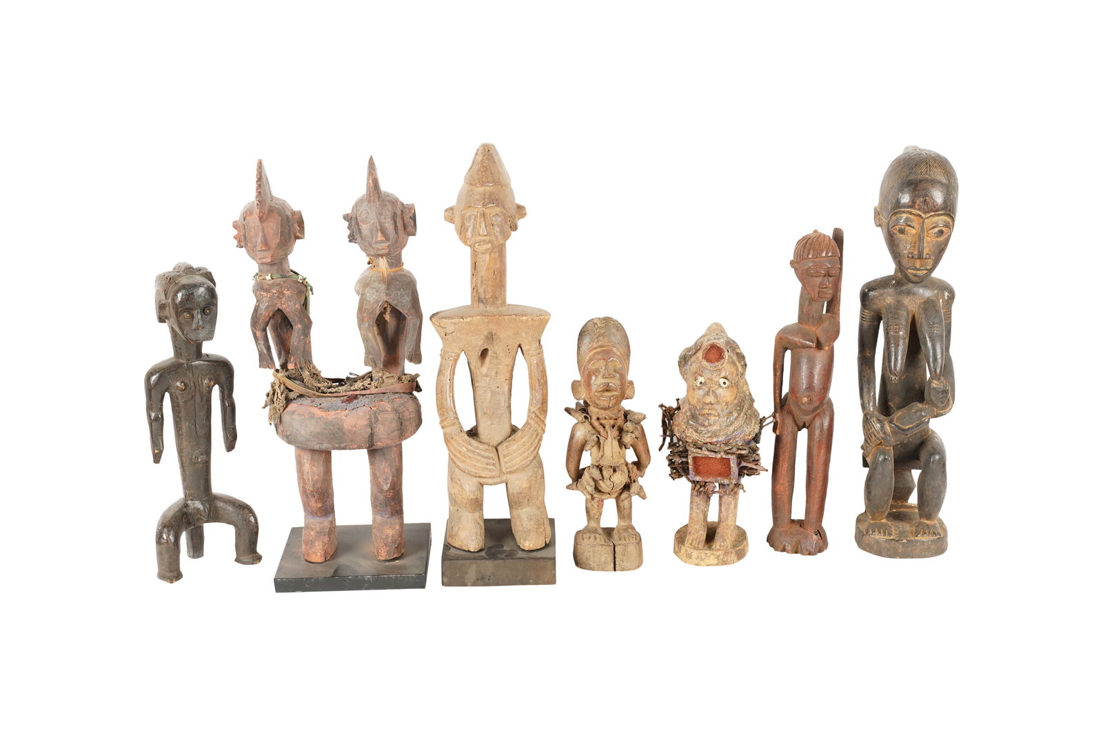 Seven African Carved Figures (1 of 8)