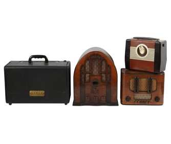 A Collection of Vintage RCA Victor and Zenith Table Radios