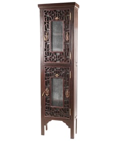 A Chinese Fretwork Cabinet