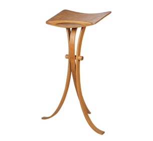 An Artist-Signed Bentwood Lectern