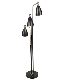 A Contemporary Three-Light Floor Lamp