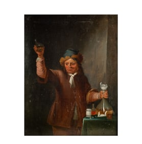 attributed to Pieter Jansz Quast, Dutch 1606-1647, Apothecary