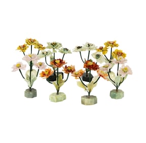 Four Pairs of Chinese Miveral Trees