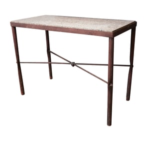 An Iron Side Table