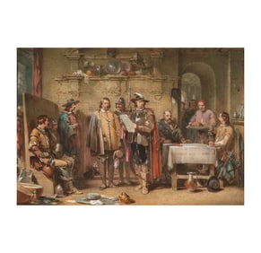 George Cattermole, R.W.S., British 1800-1868, The Escape of Montrose