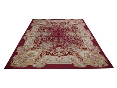 An Aubusson-Style Rug 12'3" x 8'11"