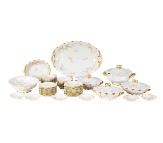 A Haviland Limoges Porcelain Service