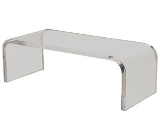 A Lucite Coffee Table