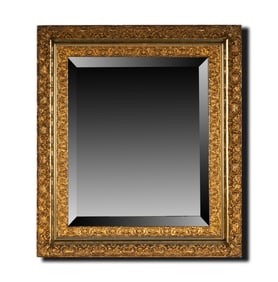 A Carved Giltwood Wall Mirror