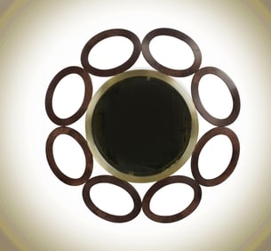 A Contemporary Round Mirror