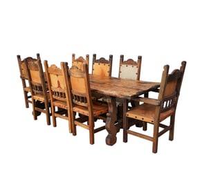 A Spanish Baroque-Style Dining Set