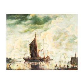 Larry Womack, 20th/21st century, Harbor Scene