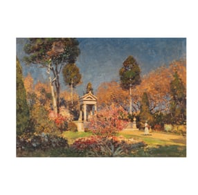 Heinrich Hermanns, German 1862-1942, Landscape