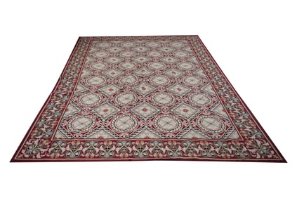 Billy Haines Installation: Needlepoint Carpet