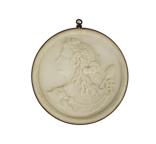 An Italian Carved Marble Relief Plaque