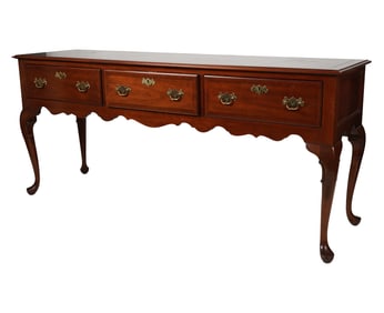A Kindel Queen Anne-Style Mahogany Sideboard