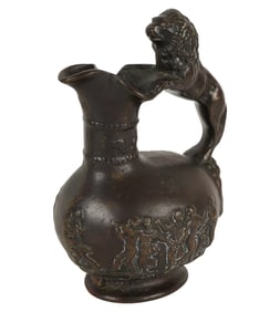 A Greek-Style Bronze Pitcher