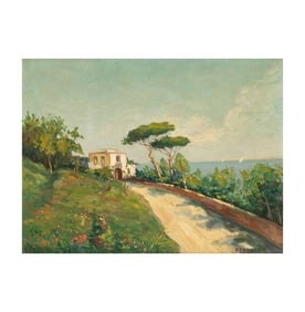 Karoly Ferenczy, Hungarian 1862-1917, Coastal Landscape