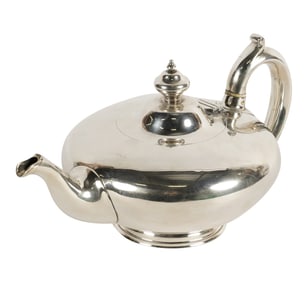 A Victorian Silver Teapot