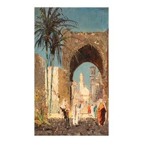 Joseph Brunner, German 1826 - 1893, Orientalist Scene