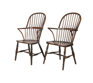 A Pair of Windsor Armchairs
