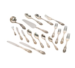 A Gorham Sterling Flatware Service