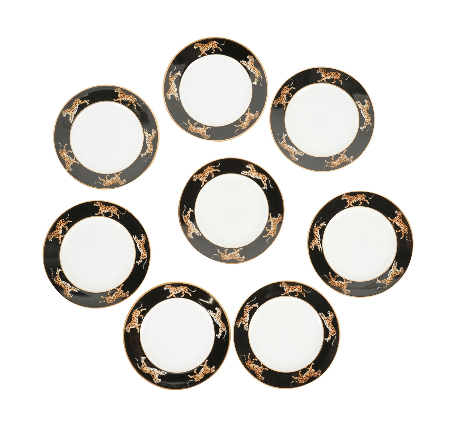 A Set of Eight Lynn Chase Porcelain Bread Plates (1 of 9)