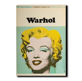 Andy Warhol, American 1928-1987, Warhol, The Tate Gallery Exhibition Poster
